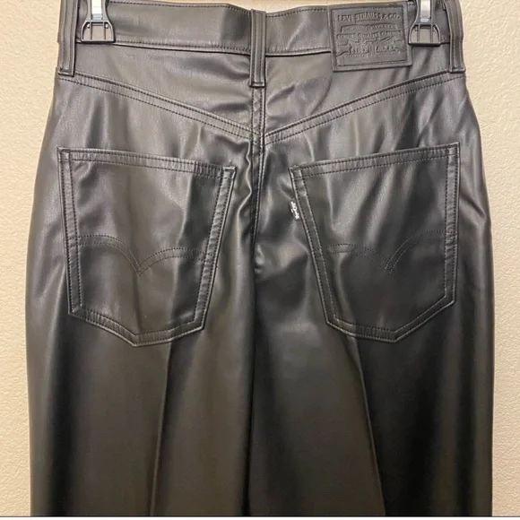 Levi’s Leather 70’s Flare Pants - Picture 6 of 11
